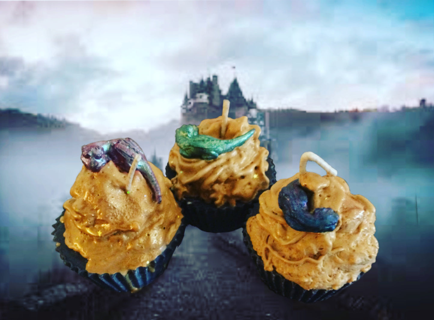 Dragons Maze Cupcake Candles